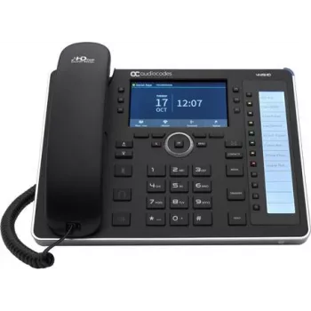 AudioCodes 445HD - VoIP-puhelin numeronäytöllä/odottavalla puhelulla