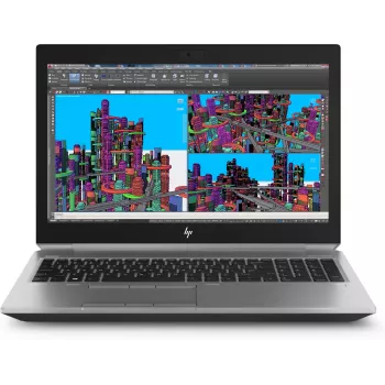 Kannettava HP ZBook 15 G5 / i7 / RAM 32 GB / SSD-asema / 15,6 tuuman FHD (kunnostettu)