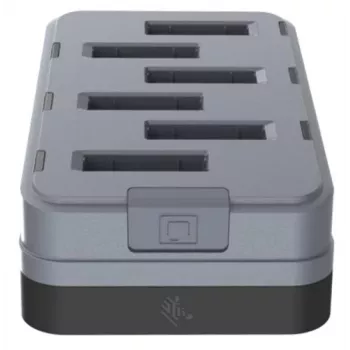 Zebra WS301 6-paikkainen vara-akkulaturi 6 akun lataamiseen. Maa - USB Type-C