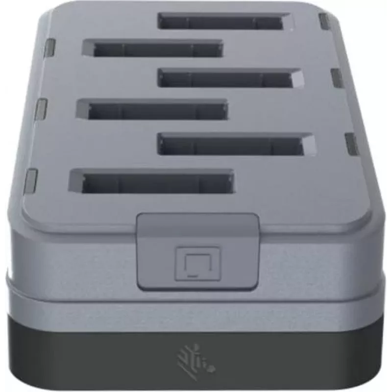 Zebra WS301 6-paikkainen vara-akkulaturi 6 akun lataamiseen. Maa - USB Type-C