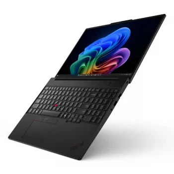 Lenovo ThinkPad T16 Gen 5 Core™ Ultra 7 355 512GB SSD 16GB 16 (1920x1200) WIN11 Pro MUSTA taustavalaistu näppäimistö sormenjälkilukija. 1 vuoden takuu