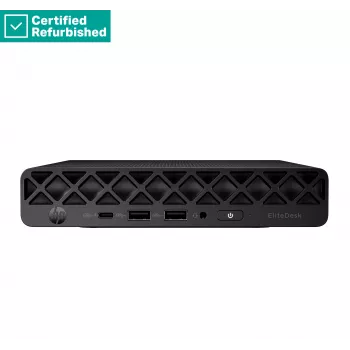 RENEW SILVER HP EliteDesk 8 G1i Mini - Ultra 9-285, 64GB, 1TB SSD, USB-hiiri, Win 11 Home, 1 vuosi