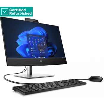 RENEW SILVER HP Pro 440 G9 AIO All-in-One - i7-13700T, 16GB, 512GB SSD, 23,8 inch FHD Non-Touch AG, korkeussäädettävä, USB-hiiri, Win 11 Pro, 1 vuosi (937G5EAR#ABD)