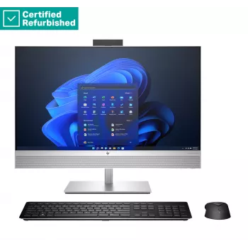 RENEW SILVER HP Elite 870 G9 AIO All-in-One 27 - i9-14900, 64GB, 2TB SSD, 27 inch QHD Non-Touch AG, korkeussäädettävä, USB-hiiri, Win 11 Pro, 1 vuosi