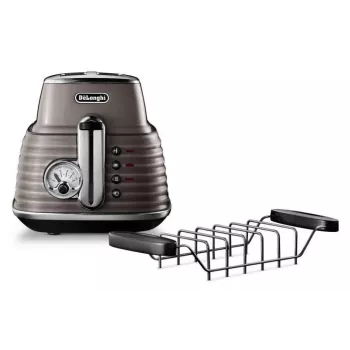 De'Longhi Scultura CTZ2103BG 2 viipaleen leivänpaahdin, 900 W, samppanjankulta