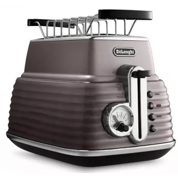 De'Longhi Scultura CTZ2103BG 2 viipaleen leivänpaahdin, 900 W, samppanjankulta
