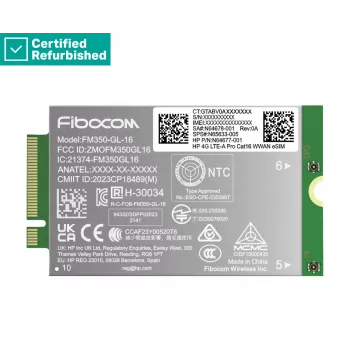 RENEW GOLD HP 4G LTE -modeemi M.2 WWAN Cat 16 L860-GL-16 Mobile Broadband Cellular (yhteensopiva WWAN-valmiiden EliteBook 630 640 645 660 830 840 860 1040 G11, x360 G11, ProBook 440 460 465 G11, ZBook Firefly Fury Power 14 16 G11 G11A kanssa)