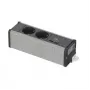 SCHNEIDER ELECTRIC UNICA SYSTEM+ MOD.UNIT 2XSCHUKO+USBA/C ANTRASIITTI/HARMAA