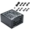 Phanteks Revolt 1200W Platinum -paketti, virtalähde ja kaapelisarja - musta