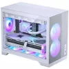 Phanteks XT M3 PC-kotelo, Mini-kotelo + D30 PWM Regular Airflow D-RGB -tuuletin, 3 kpl:n pakkaus, valkoinen