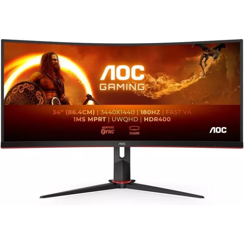 Näyttö AOC CU34G2XP (kunnostettu)