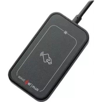 RF IDeas WaveID Plus Mifare Secure musta Keystroking USB