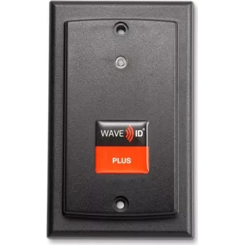 RF IDeas WAVE ID Plus SDK iCLASS SE & Seos -tuella pinta-asennettava musta USB-lukija
