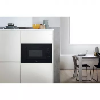 WHIRLPOOL kalusteisiin asennettava mikroaaltouuni WMF200G NB, 20L, musta
