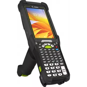 Zebra MC94 LAN WLAN 6E WAN 5G/LTE GPS eSIM pistoolikahva BT NFC 4,3 inch näyttö vibraattori GMS SE58 imager 6GB RAM/128GB UFS 58 näppäintä 7000 mAh vakioakku ROW
