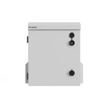 10 tuuman IP55 ulko- seinä-/mastokiinnitys rack-kotelo, 320 × 220 × 400 mm, harmaa (koottu)