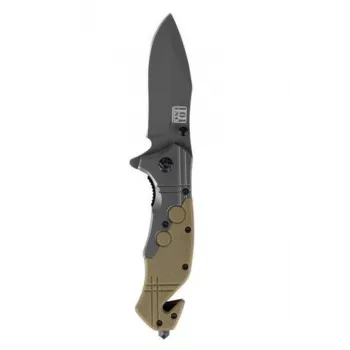 101 INC Commander taittoveitsi musta/ruskea