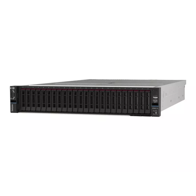 Lenovo ThinkSystem SR665 V3 -palvelin rack (2U) AMD EPYC 9124 3 GHz 32 GB DDR5-SDRAM 1100 W