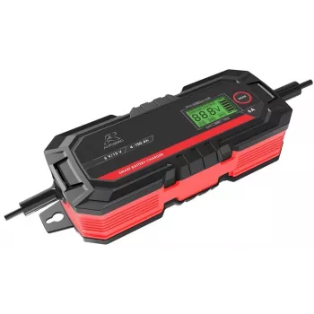 12V 6A 8-vaiheinen täysautomaattinen akkulaturi lyijy-happoakuille (WET, MF, Ca/Ca, AGM, GEL) – 150Ah ylläpitolataus, IP65, desulfatointi- ja kunnostustilat