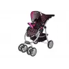 2-in-1 lastenvaunut hoitolaukulla musta-pinkki 7706 Lean Toys