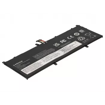 2-Power Lenovo Yoga C640-13IML pääakku - 49 Wh - musta