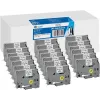 20x G&G yhteensopiva tarratulostinnauha 12 mm x 8 m musta valkoisella Brother TZe-231 (21568)
