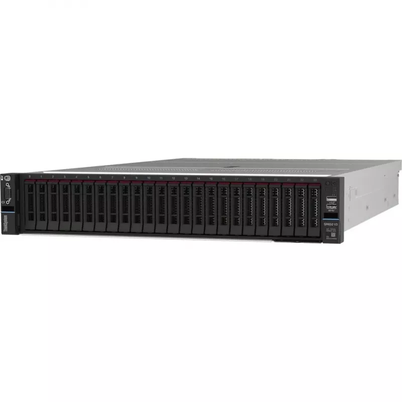 Lenovo ThinkSystem SR650 V3 -palvelin rack (2U) Intel Xeon Silver 4509Y 2,6 GHz 32 GB DDR5-SDRAM 1100 W