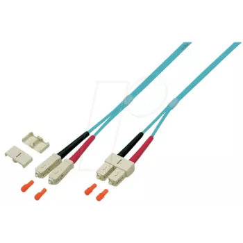 EFB Elektronik O0318.1 Duplex SC-SC OM4 kuitu-patch-kaapeli, 1 m, violetti