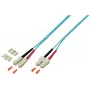 EFB Elektronik O0318.1 Duplex SC-SC OM4 kuitu-patch-kaapeli, 1 m, violetti