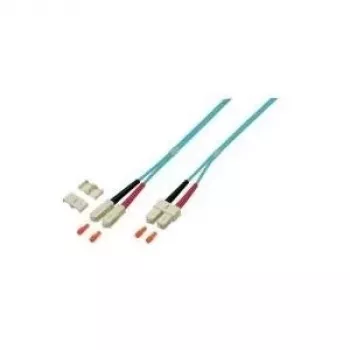 EFB Elektronik O0318.20 Duplex kuitu-patch-kaapeli, SC-SC, OM4 50/125 µm, LSZH, 20 m, violetti
