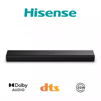 Hisense HS1000 soundbar 2.0 kanavaa 60W Bluetooth HDMI ARC USB AUX optinen musta