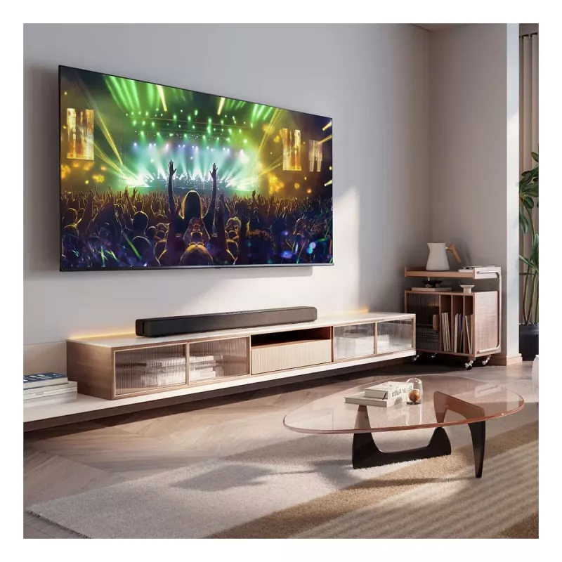 Hisense HS1000 soundbar 2.0 kanavaa 60W Bluetooth HDMI ARC USB AUX optinen musta