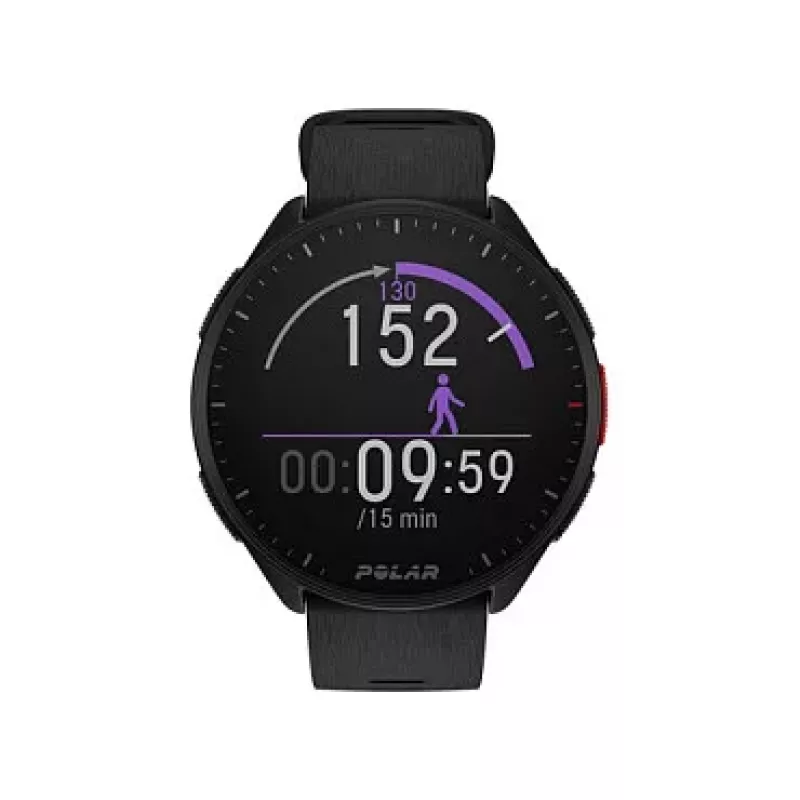 Polar Pacer GPS-juoksukello - Night Black - S/L-ranneke - 1,2