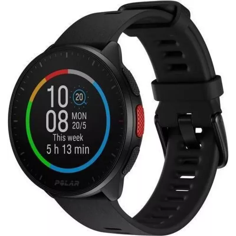 Polar Pacer GPS-juoksukello - Night Black - S/L-ranneke - 1,2