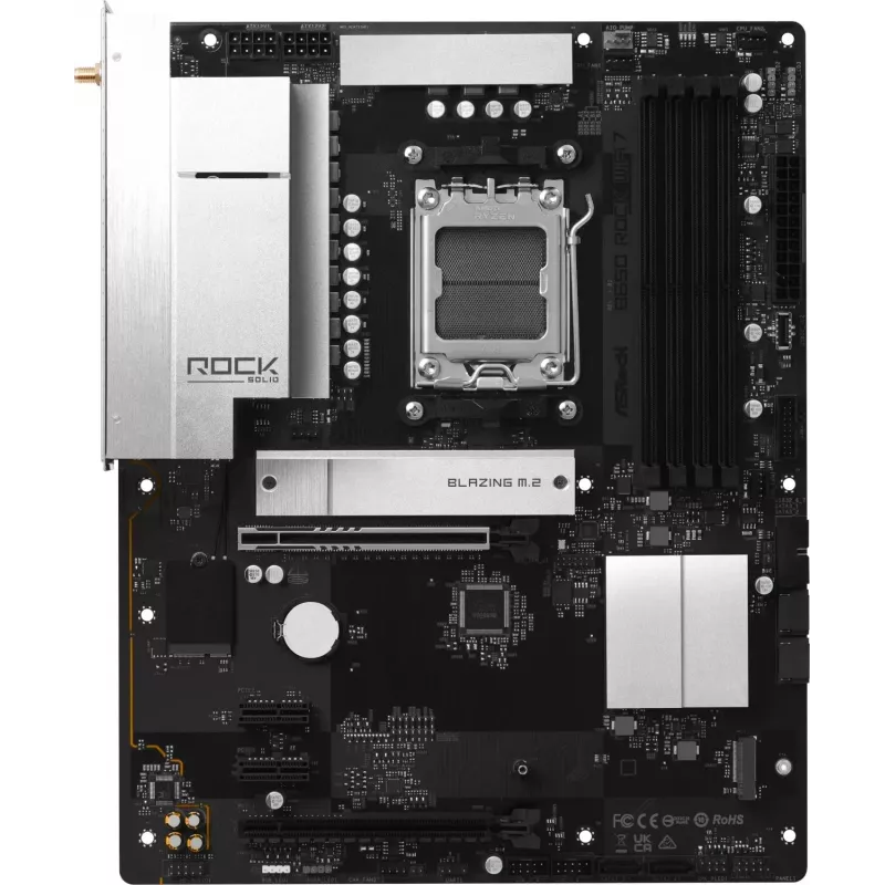 ASRock B650 Rock WiFi7 AM5 ATX emolevy