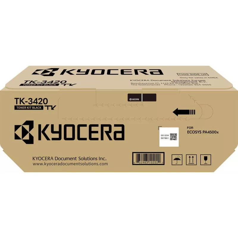 Kyocera alkuperäinen TK-3420 musta värikasetti 15000 sivua