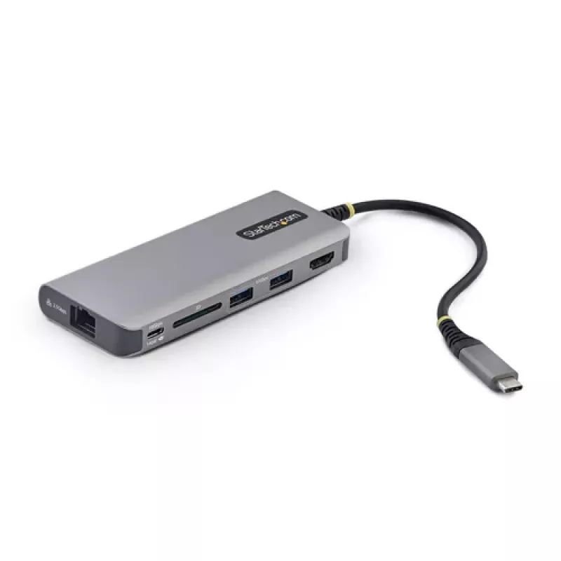 StarTech.com USB-C-moniporttikeskitin 2x DisplayPort, HDMI, 100W PD, 140W kokonaisteho