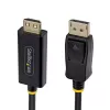 StarTech.com 4,5 m DisplayPort-HDMI-sovitinkaapeli tartuntaliittimillä, 4K 60Hz HDR, musta