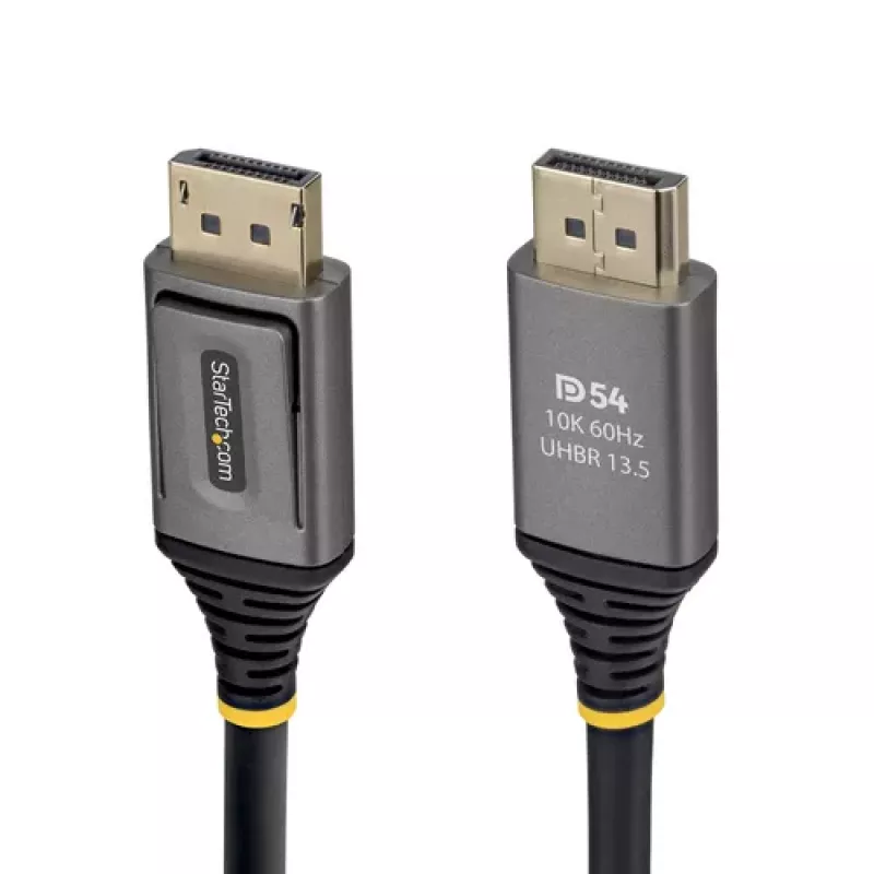 StarTech.com 2 m DisplayPort 2.1 kaapeli - DP54 sertifioitu - musta