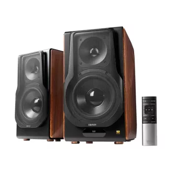 Edifier S3000MKII Premium langaton 2.0 hyllykaiutin, ruskea