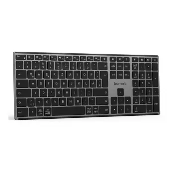 INATECK ergonominen langaton näppäimistö QWERTZ harmaa