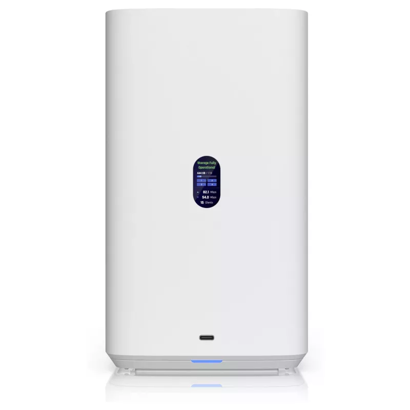 Ubiquiti UNAS-4-W 4-paikkainen NAS-palvelin, valkoinen, 4GB RAM, 1x 2.5GbE, 1x USB-C-laajennus