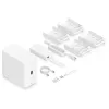 Ubiquiti UNAS-4-W 4-paikkainen NAS-palvelin, valkoinen, 4GB RAM, 1x 2.5GbE, 1x USB-C-laajennus