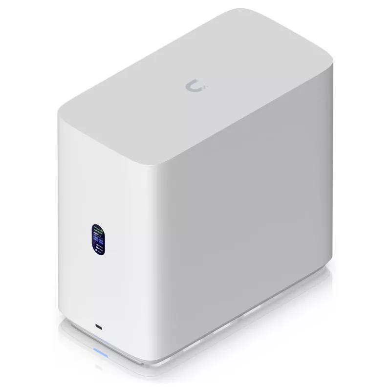 Ubiquiti UNAS-4-W 4-paikkainen NAS-palvelin, valkoinen, 4GB RAM, 1x 2.5GbE, 1x USB-C-laajennus