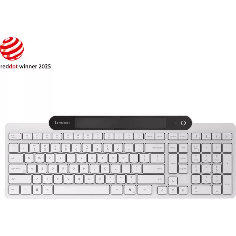 Lenovo Bluetooth-näppäimistö itselataustoiminnolla (Cloud Grey) GY41R69590