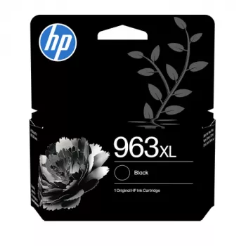 HP 963XL High Yield musta alkuperäinen mustekasetti (42,5 ml, 2 000 sivua)