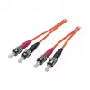 EFB-Elektronik Duplex Patchkabel ST-ST OM2 3m LSZH 3mm oranssi