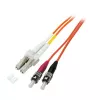 EFB Duplex Patchkabel LC-ST OM1 10m LSZH 2mm oranssi