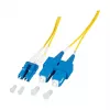 EFB Elektronik O0360.1-1.2 kuitu-patchkaapeli 1 m LC Duplex - SC Duplex OS2 Singlemode keltainen