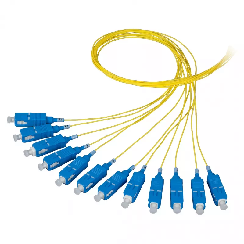 EFB Elektronik FTTH Pigtail SC/APC OS2 G.657.A2 9/125µm keltainen 2m
